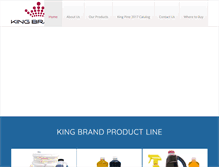 Tablet Screenshot of kingpinebrands.com